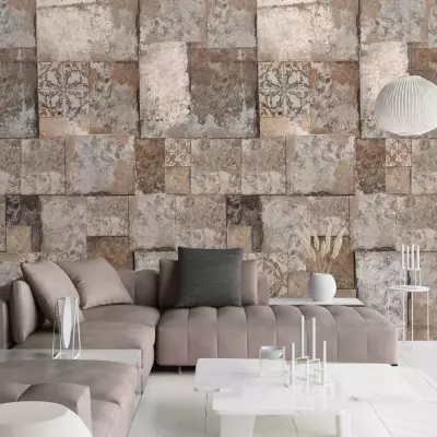 Mural Industrial Passion for materials INK7387