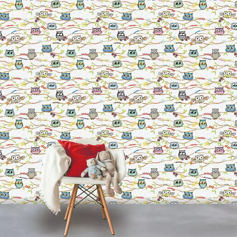 Mural Búhos Colorchoc INK6062