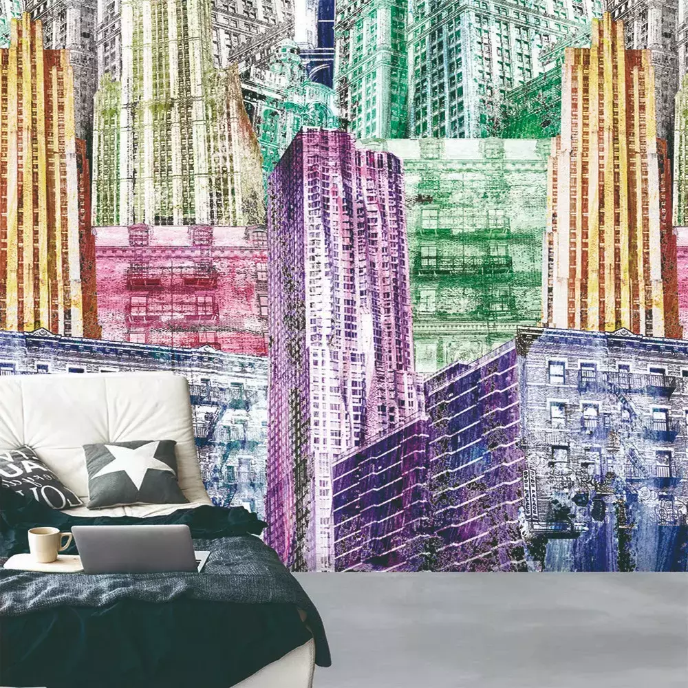 Mural Edificios Colorchoc INK6066