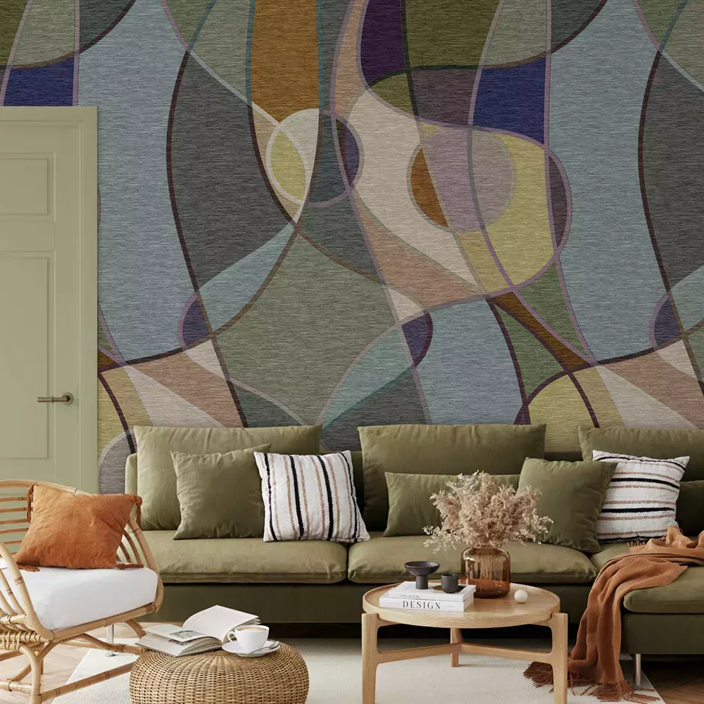 Mural Geométrico INK7849 Connected