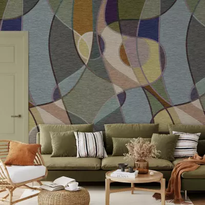 Mural Geométrico INK7849 Connected