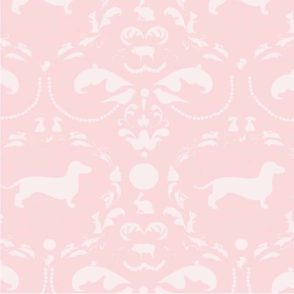 Papel pintado OZ7804 animales rosa Onszelf