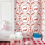 Papel pintado OZ7804 animales rosa Onszelf