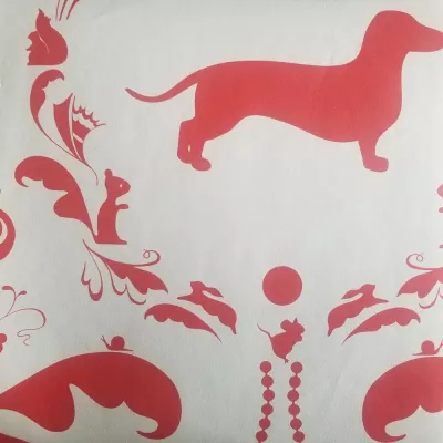 Papel pintado OZ7805 animales rosa Baby Onszelf