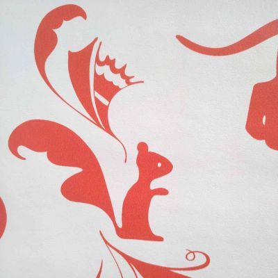 Papel pintado OZ7805 animales rosa Baby Onszelf