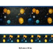 World Cenefa 8.8 cm SEMI-ADHESIVA detalle planetas | Cenefas Iberostil