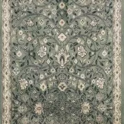 Pasillero California 0.68 Verde | Alfombra floral