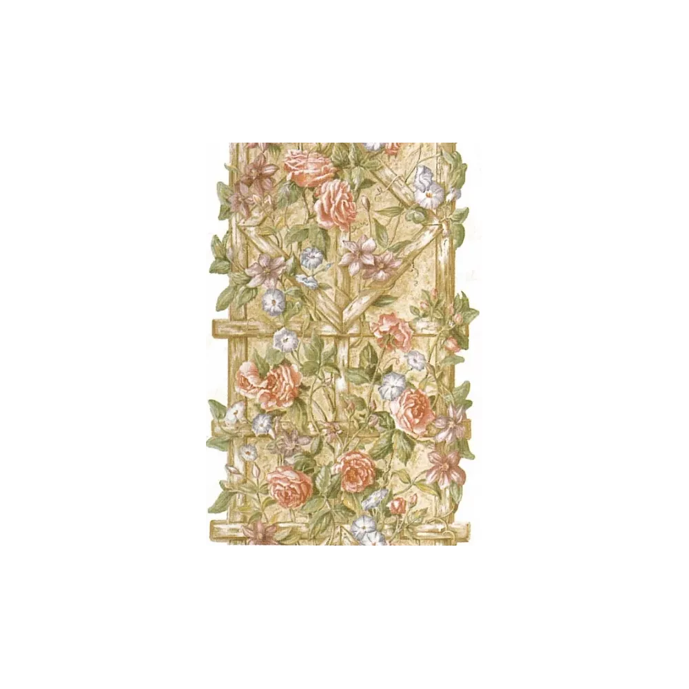 Cenefa Troquelada Comoras 5813766 floral para Cocinas