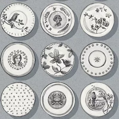 Papel pintado Platos Mix & Match 12JW3713 | Iberostil