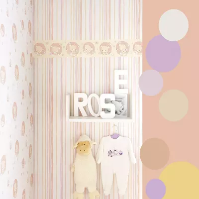 Papel pintado Rayas verticales Lovely 4732304
