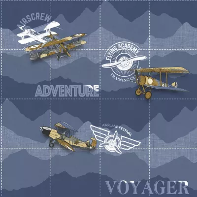 Papel pintado Aviones Illusions World 164515