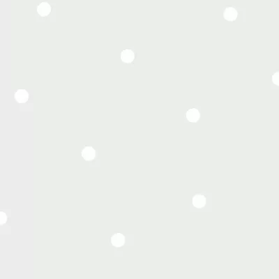 Papel pintado infantil puntos blancos sobre verde menta 131312600