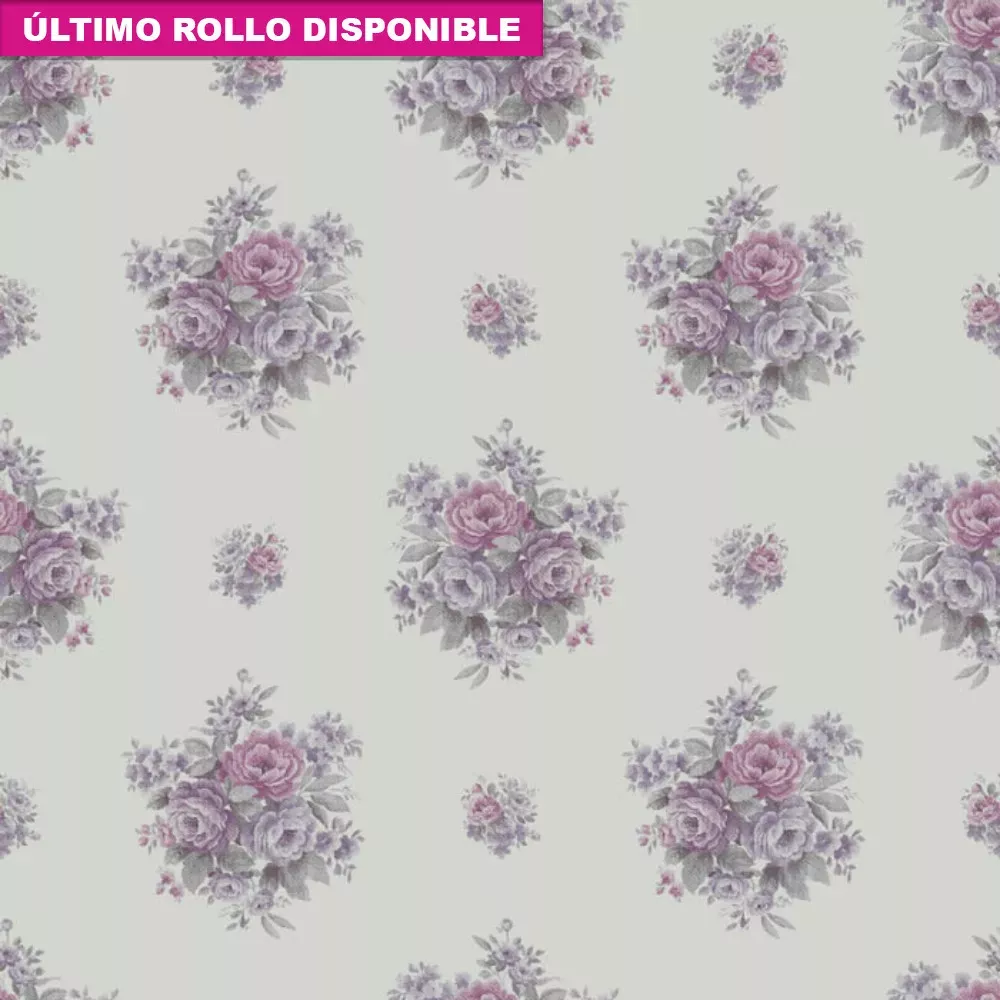 Papel pintado Flores Vintage 168009
