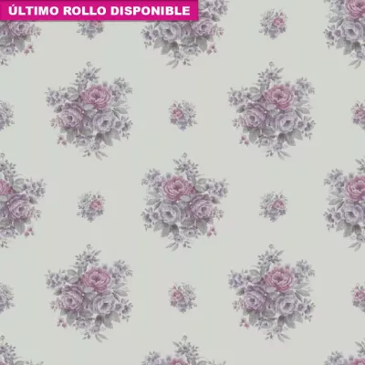 Papel pintado Flores Vintage 168009
