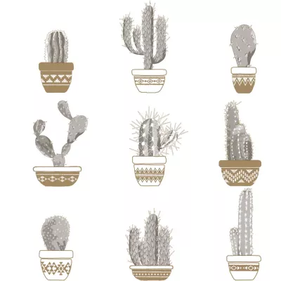 Papel pintado Cactus Urban Art 166567