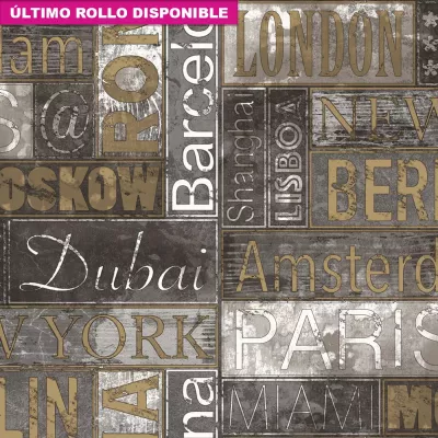 Papel pintado Letras Urban Art 166516