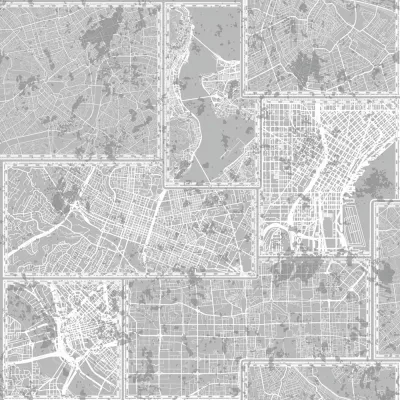 Papel pintado Mapas Urban Art 166510