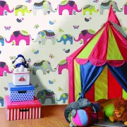 Papel pintado Elefantes Playtime 1311030 | Iberostil