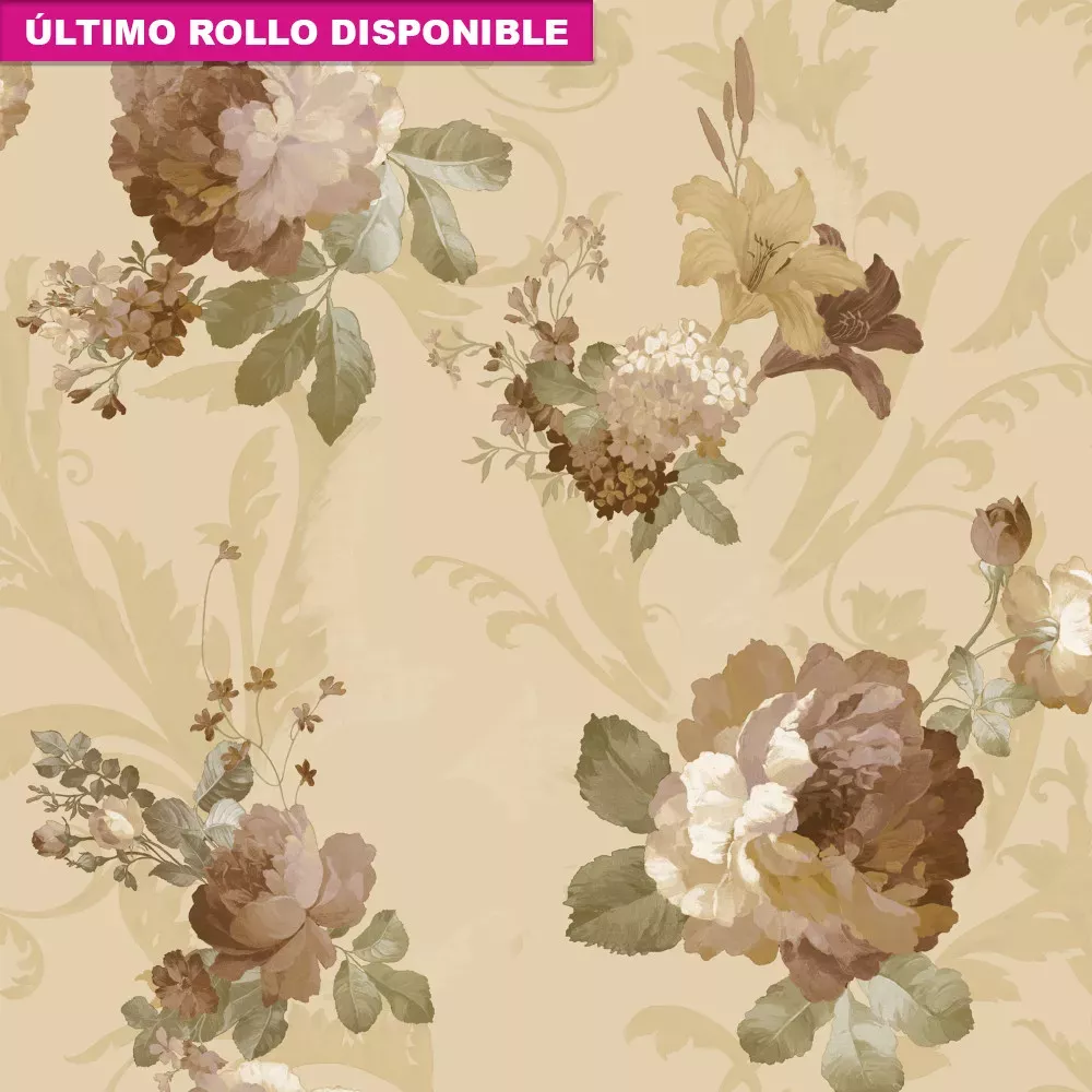 Papel pintado Flores Carlotta 161203 | Iberostil