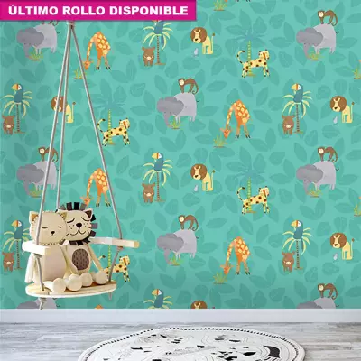 Papel pintado Infantil animales Kids Dreams 131312542