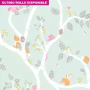 Papel pintado infantil animales bosque Kids Dreams 131312490