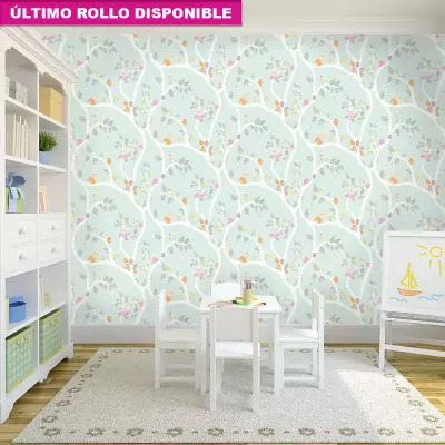 Papel pintado infantil animales bosque Kids Dreams 131312490