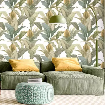 Papel pintado Hojas D'Flower 1615513