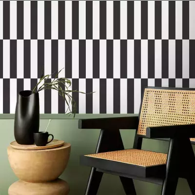 Papel pintado Rayas D'Flower 1615552