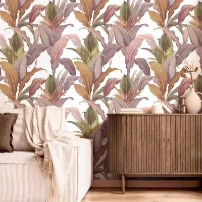 Papel pintado Hojas D'Flower 1615514