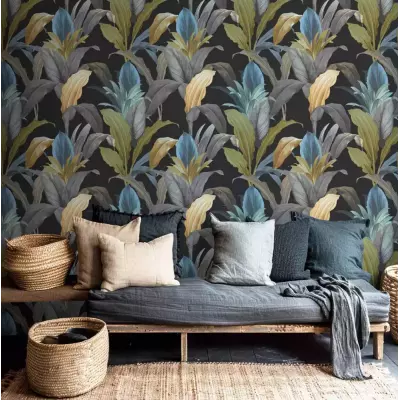 Papel pintado Hojas D'Flower 1615519