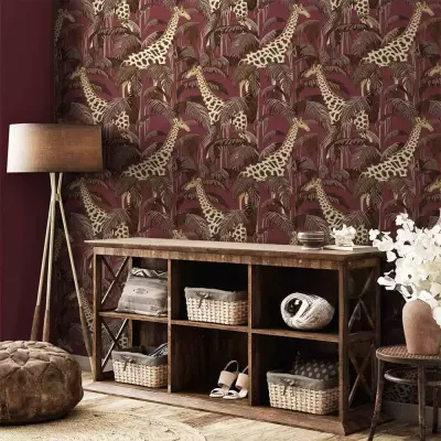 Papel pintado Jirafas D'Flower 1615528