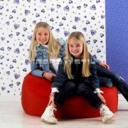 Papel pintado infantil y juvenil Cianita de diseño Papel Pintado