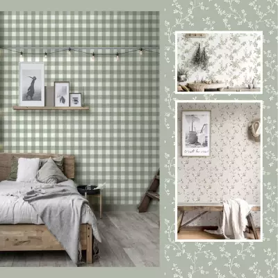 Papel pintado Flores Fiori Country 8 1612315