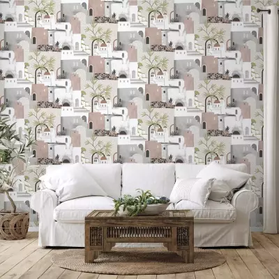 Papel pintado Casas Tierra 2126072