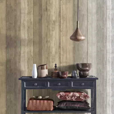 Papel pintado Efecto madera Tierra 2126013