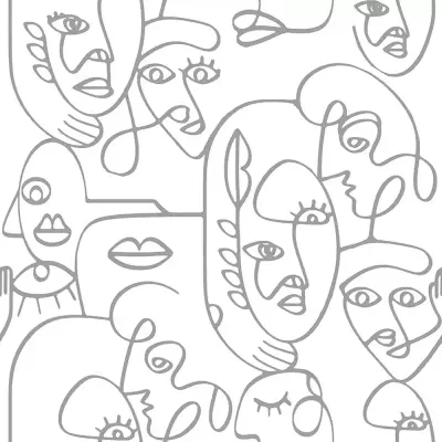 Papel pintado Line art Urban Art 2 1616617