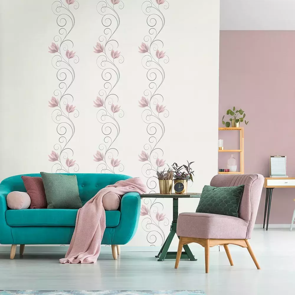 Papel pintado Flores Mercurio 44818