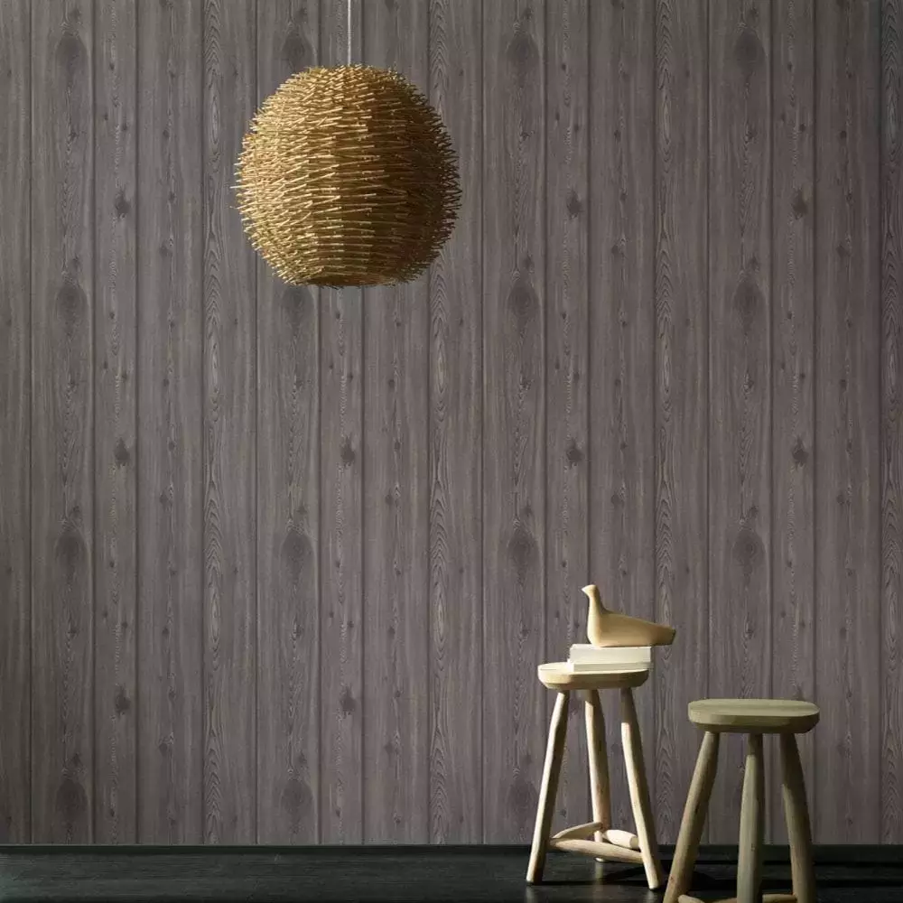 Papel pintado Efecto madera Mercurio 44801