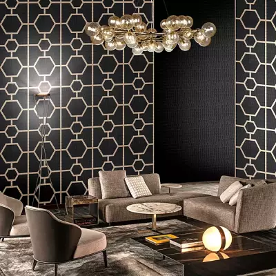 Papel pintado Geométrico Philipp Plein 6380023