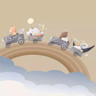 Mural Arcoiris Cute Walls 60021