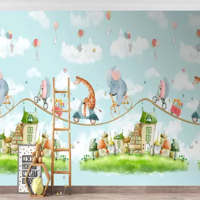 Mural Animales Cute Walls 60391