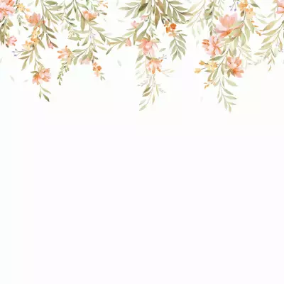 Mural Floral Cute Walls 61191