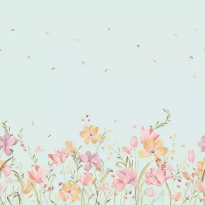 Mural Floral Cute Walls 61292