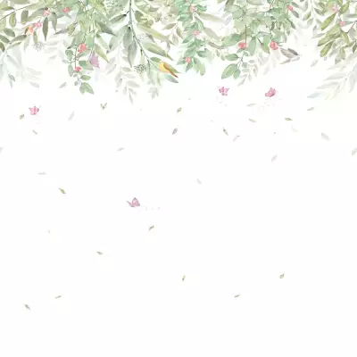 Mural Floral Cute Walls 61301