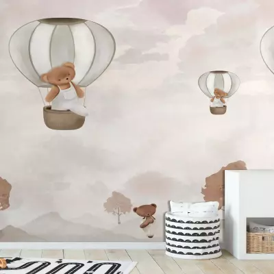 Mural Ositos en globo Cute Walls 61352