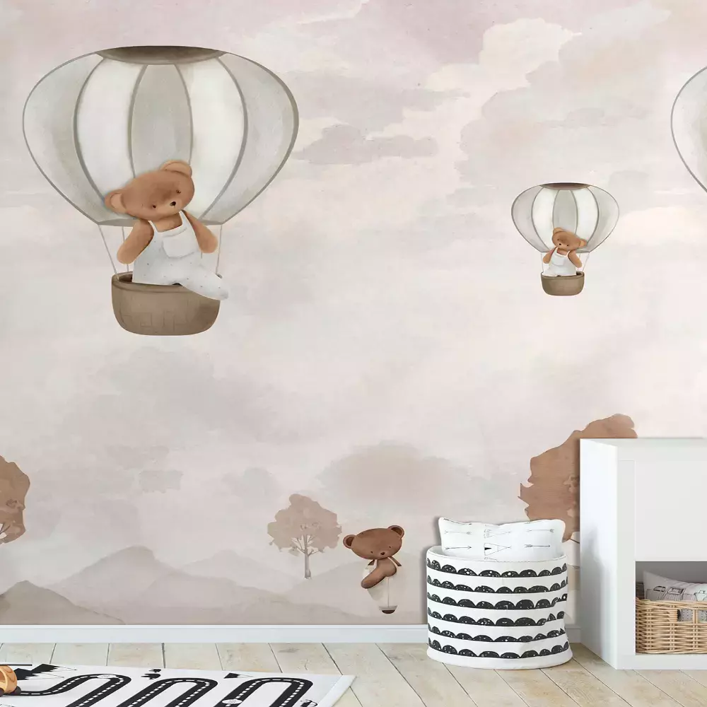 Mural Ositos en globo Cute Walls 61352