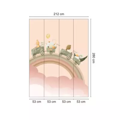 Mural Arcoiris Cute Walls 60022 | Iberostil