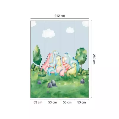 Mural Dinosaurios Cute Walls 60032 | Iberostil