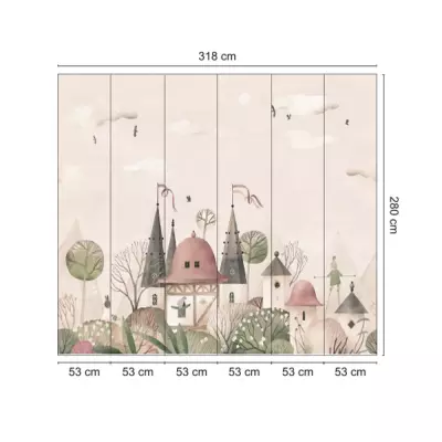 Mural Castillo Cute Walls 60077 | Iberostil