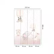 Mural Animales y corazones Cute Walls 60311 | Iberostil